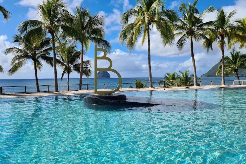 Studio Vue Mer Et Rocher Du Diamant Antilles 勒迪亚芒 外观 照片